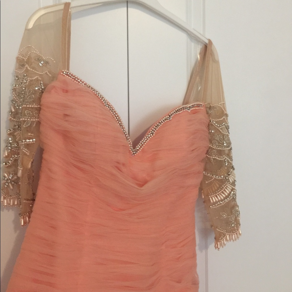 salmonpink Dress for prom,engagement or anything - Picture 3 of 3